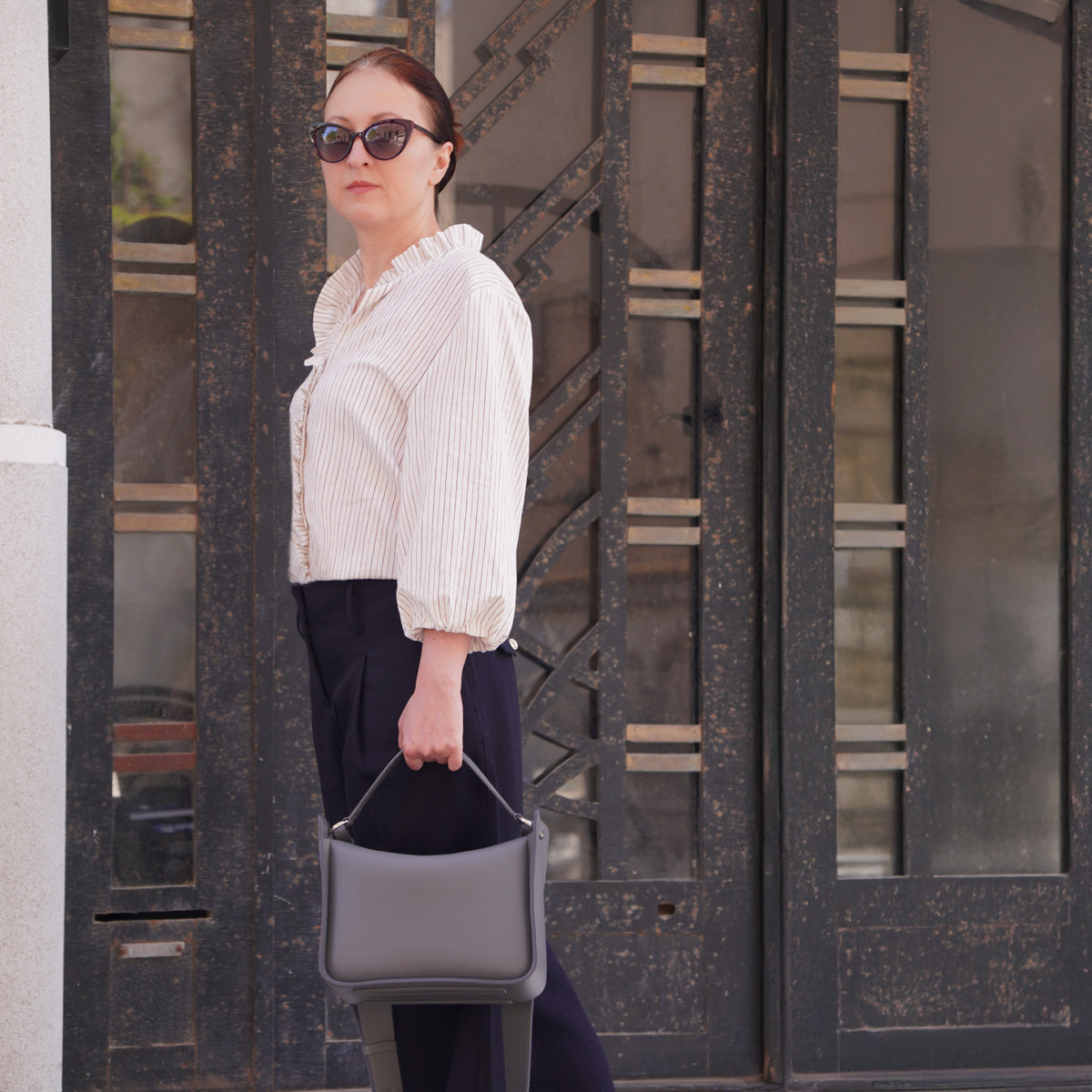 Toujours Bag, Textured Leather, Infinite Blue