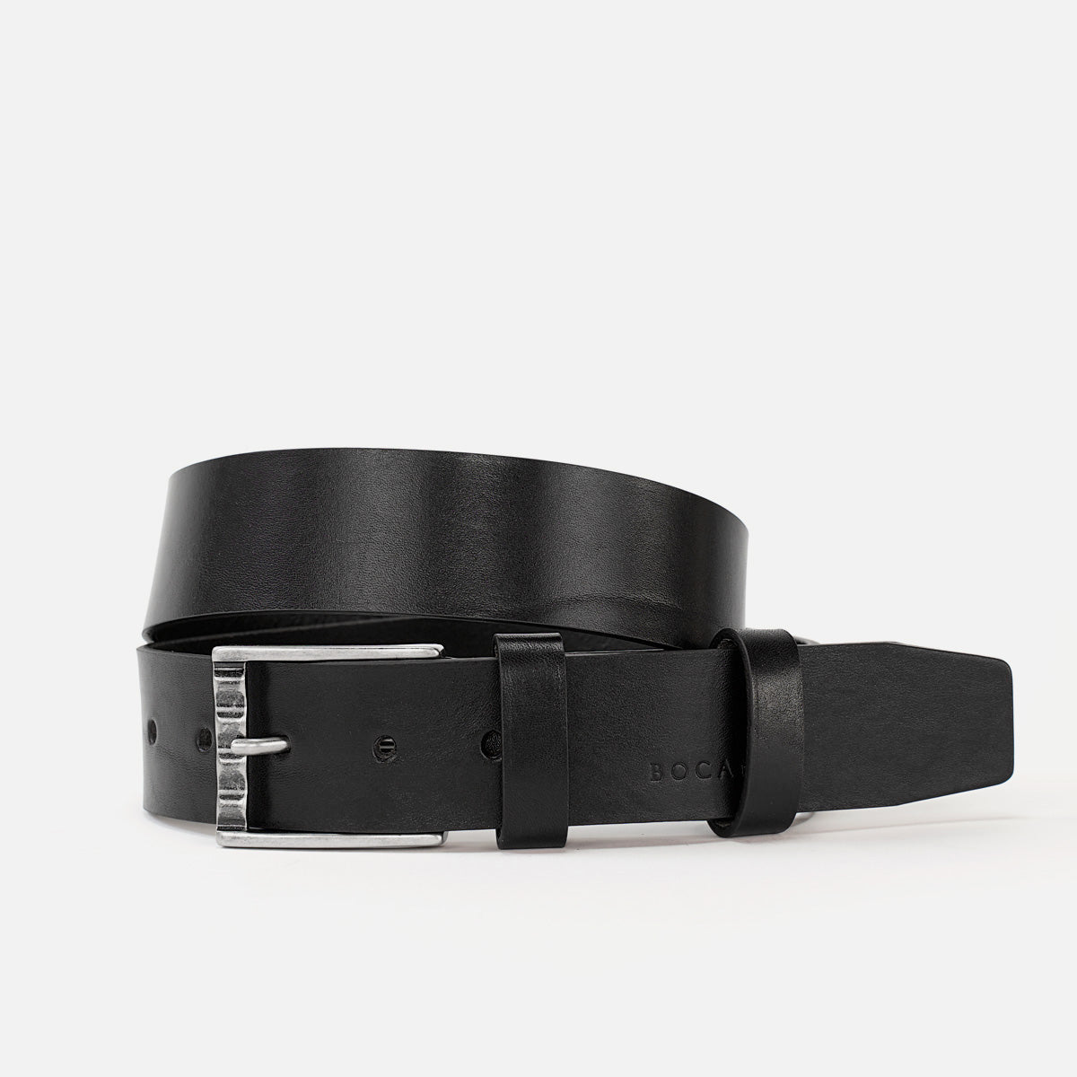 Curea din Piele Italiana, pentru Jeans, Neagra