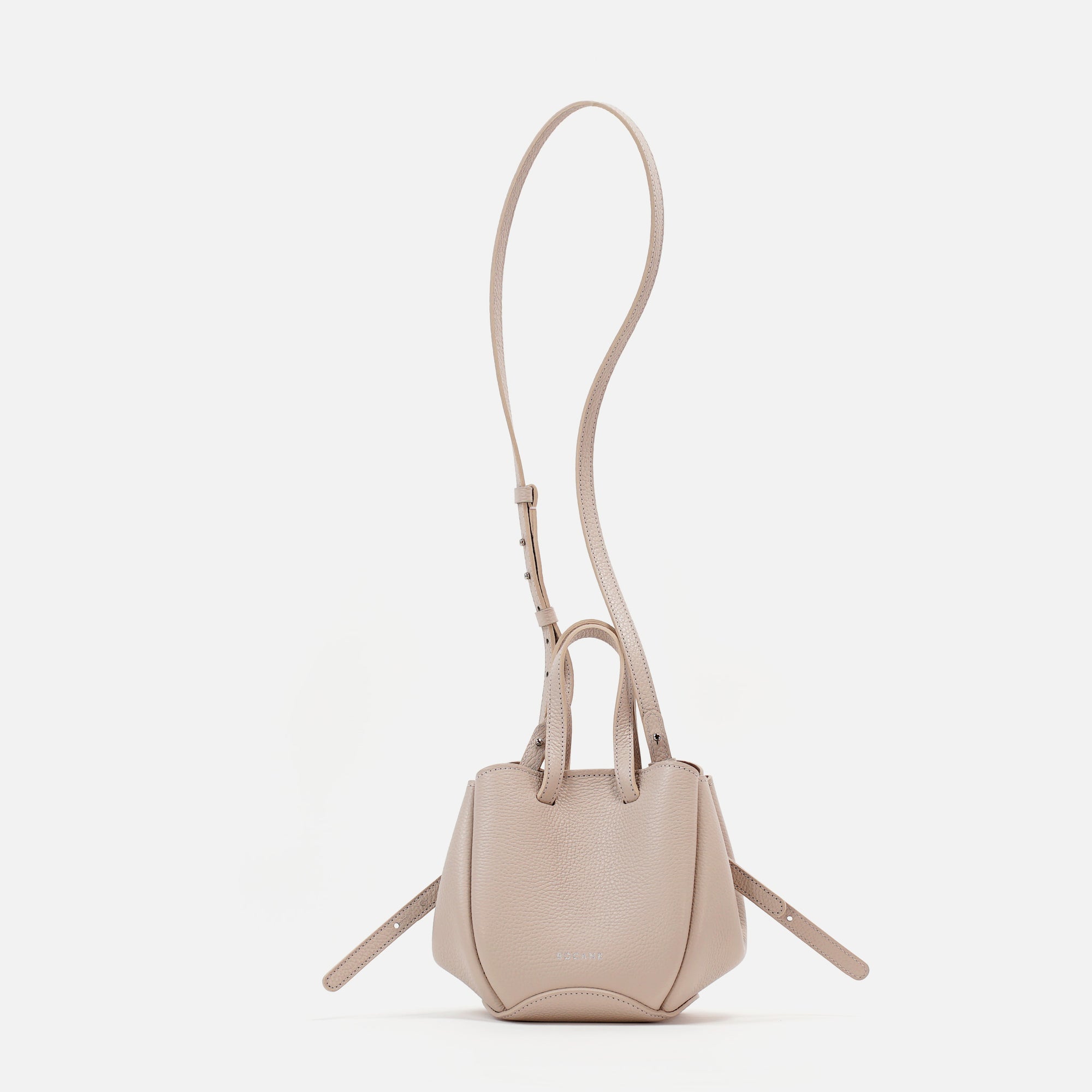 Bijou Pétale Bag, Textured Leather, Vanilla Rose Cream, with Extras