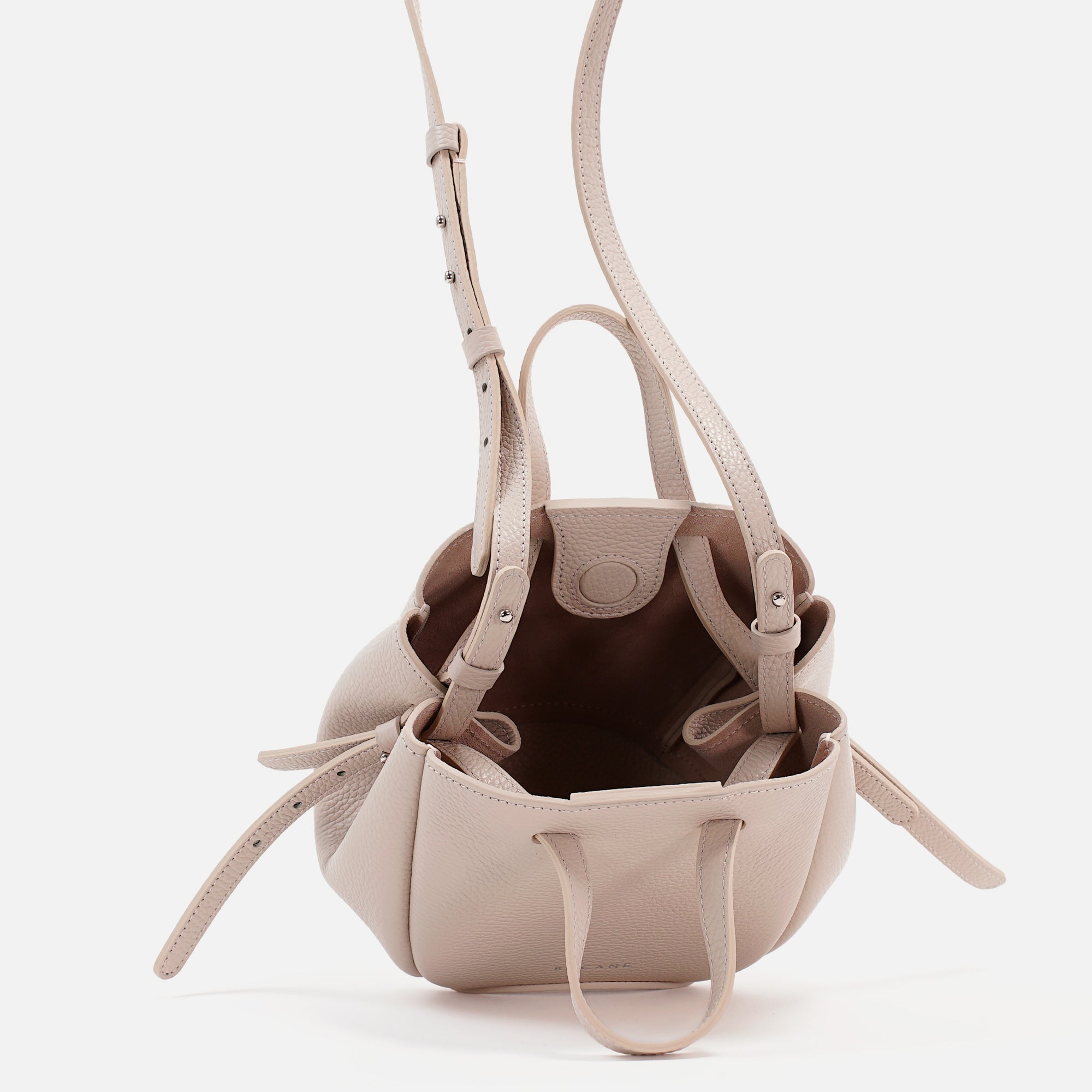 Bijou Pétale Bag, Textured Leather, Vanilla Rose Cream, with Extras