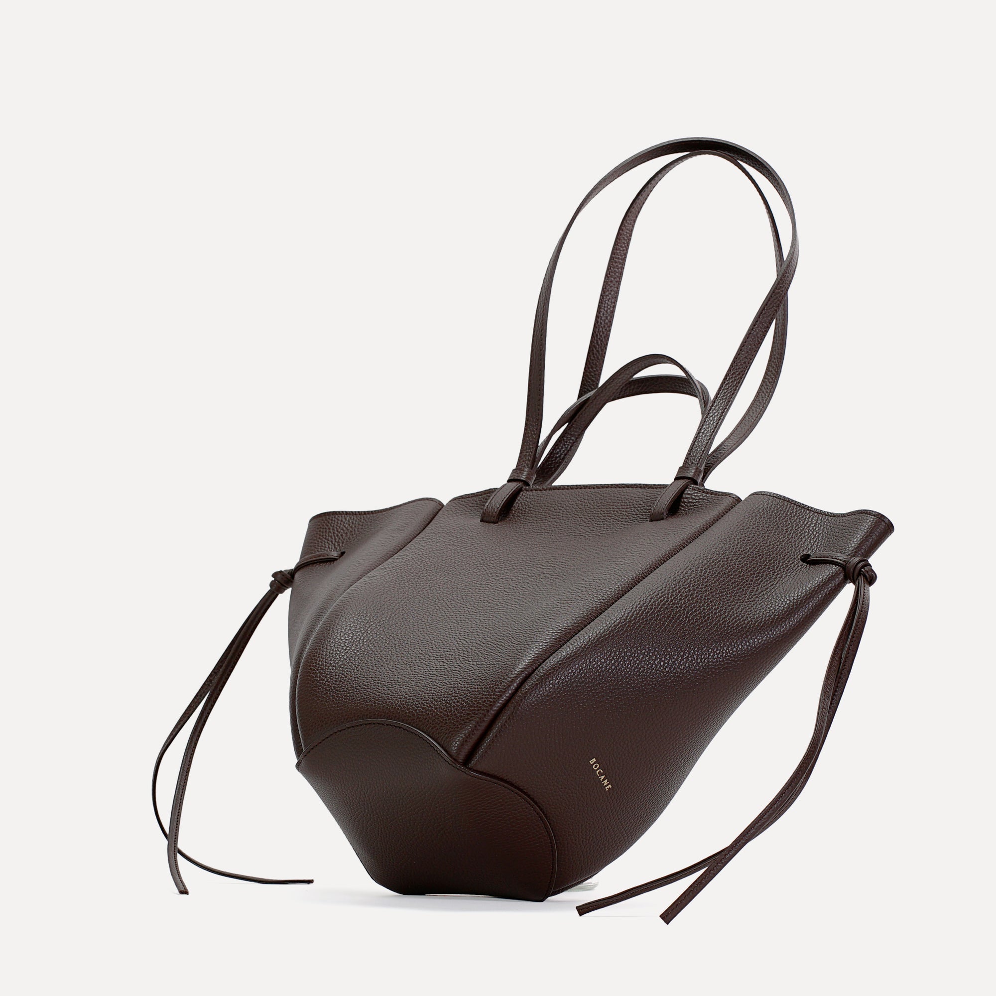 Geanta Maxi Voulez-Vous, Piele Texturata, Chocolat