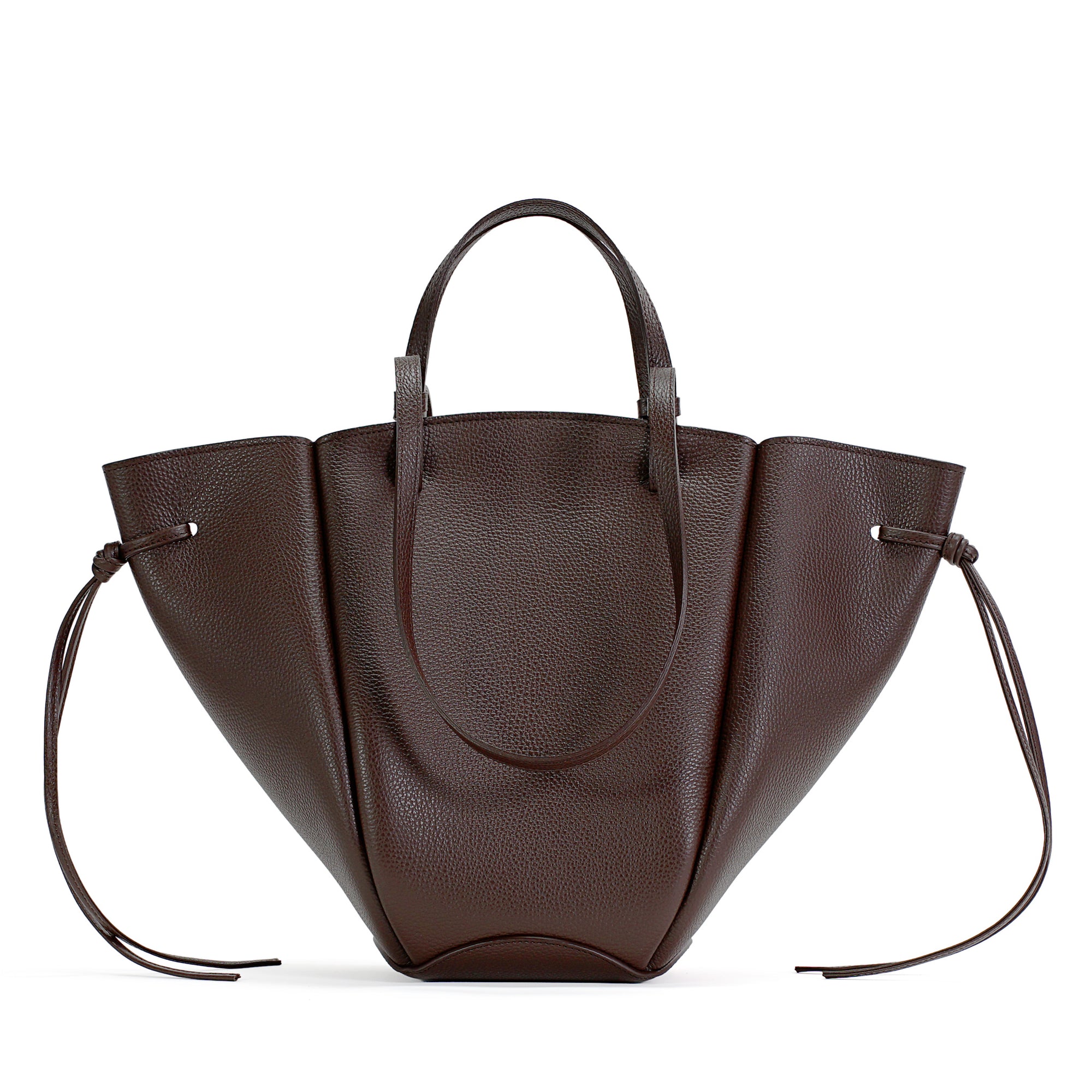 Geanta Maxi Voulez-Vous, Piele Texturata, Chocolat
