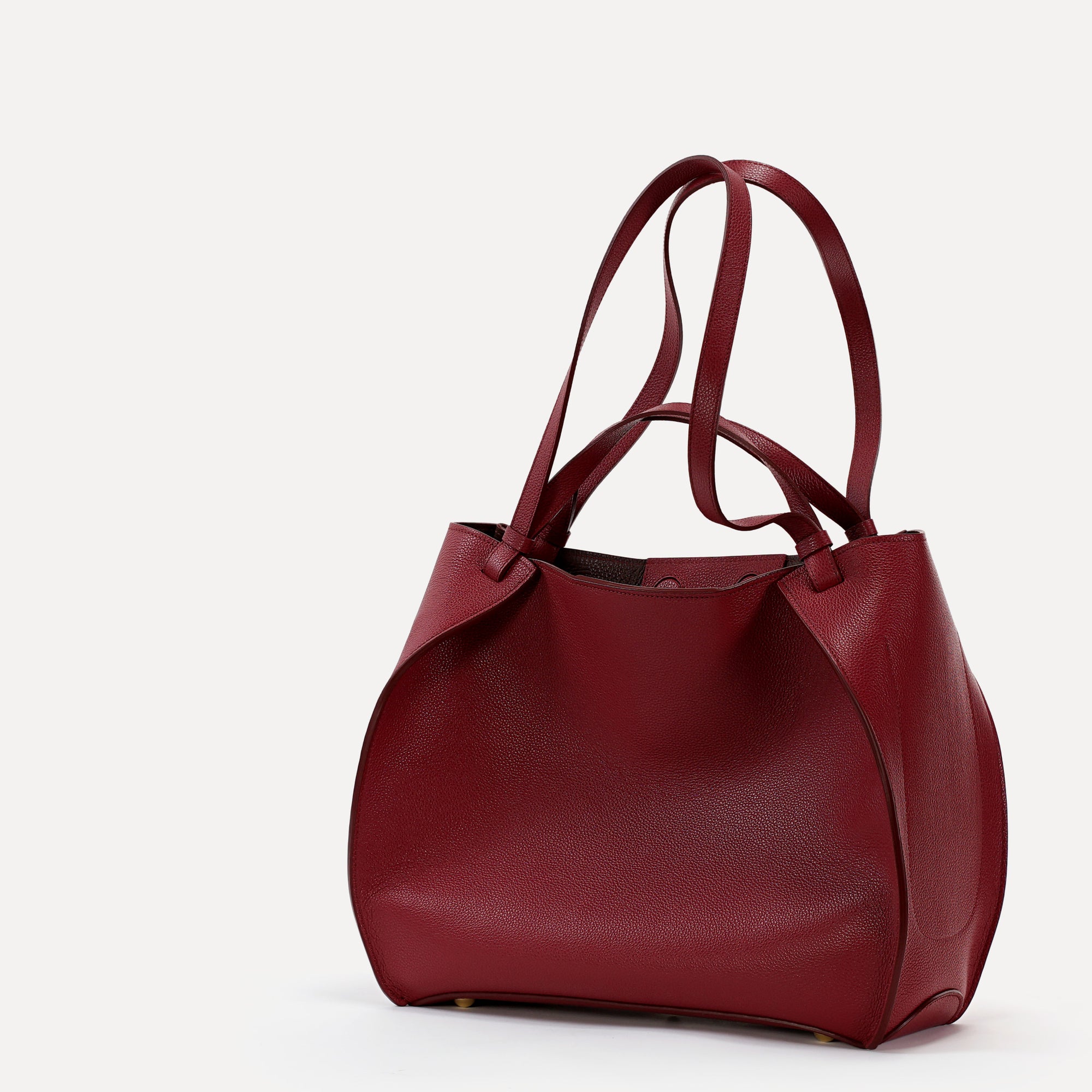Geanta Amarante Bureau Maxi, Piele Texturata, Rosu Euphoria