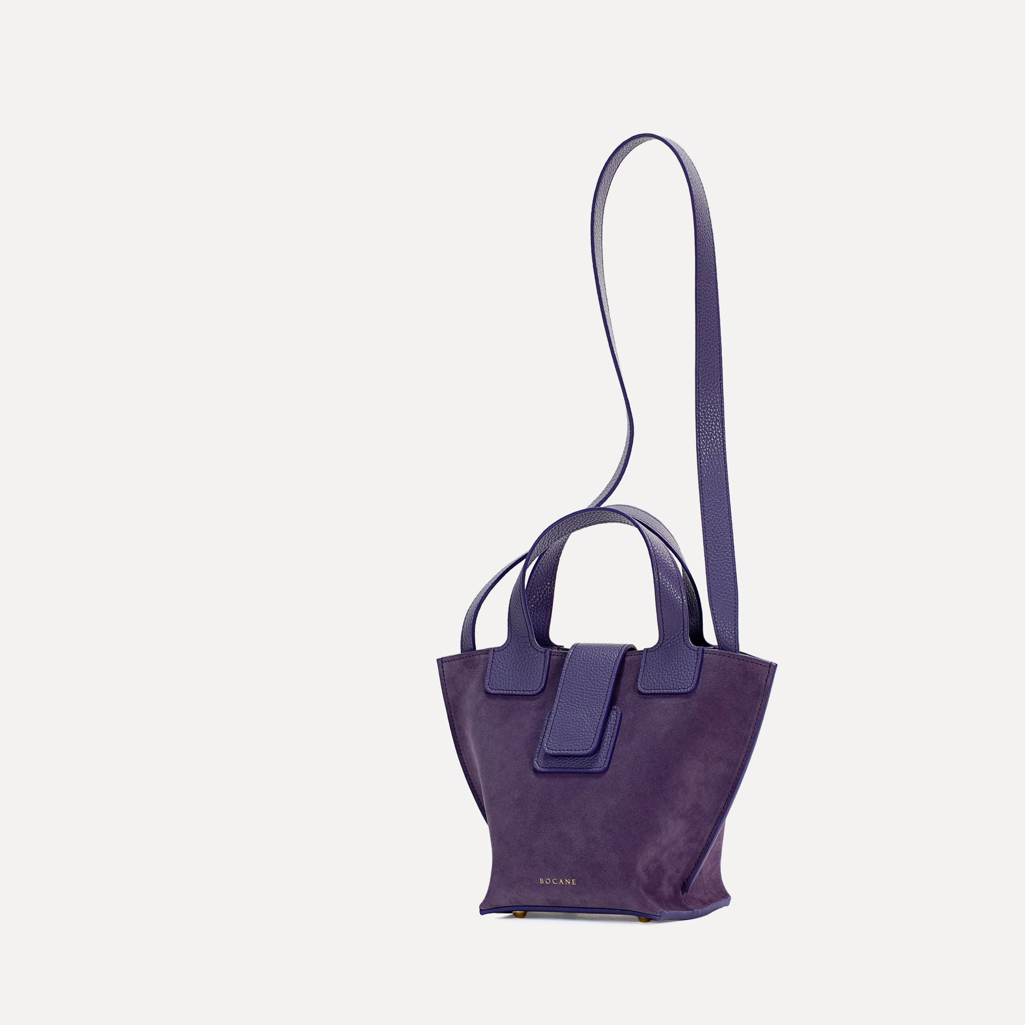 Geanta Caprice, Piele Intoarsa, Culoare Violet Ametist