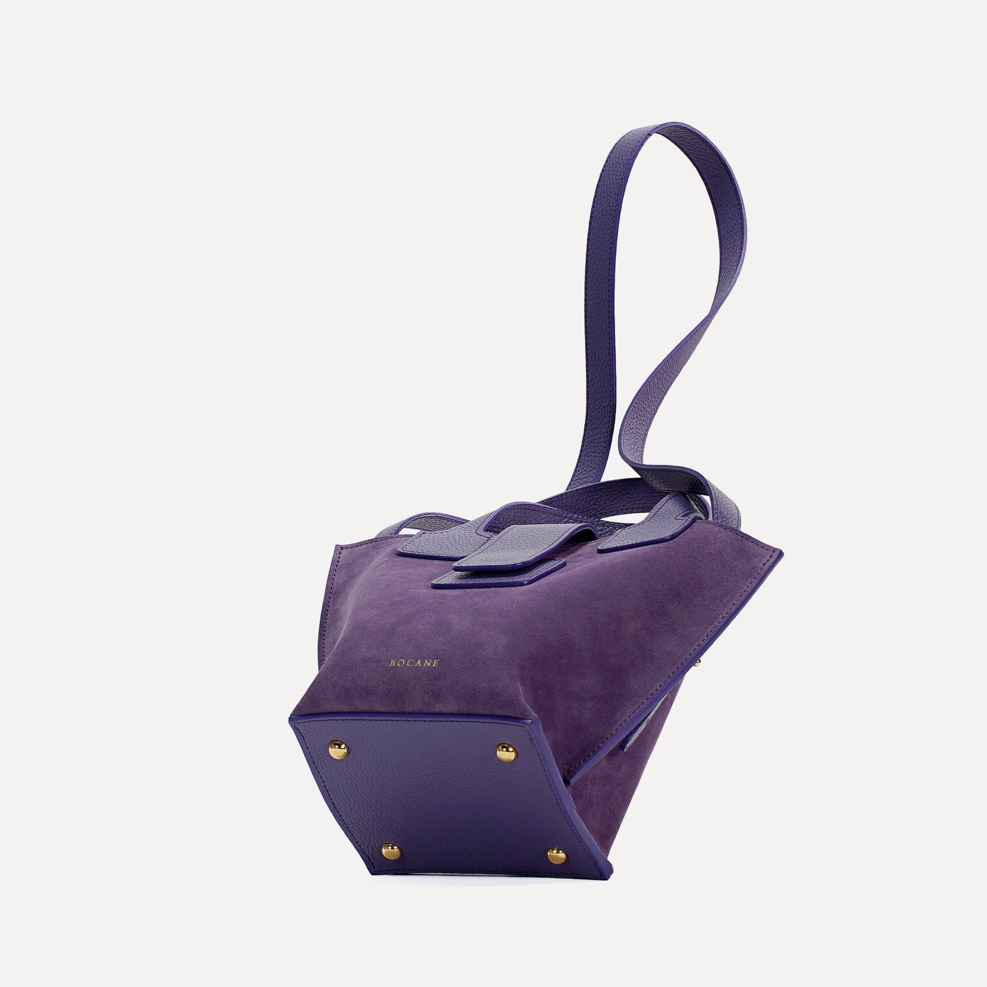 Geanta Caprice, Piele Intoarsa, Culoare Violet Ametist