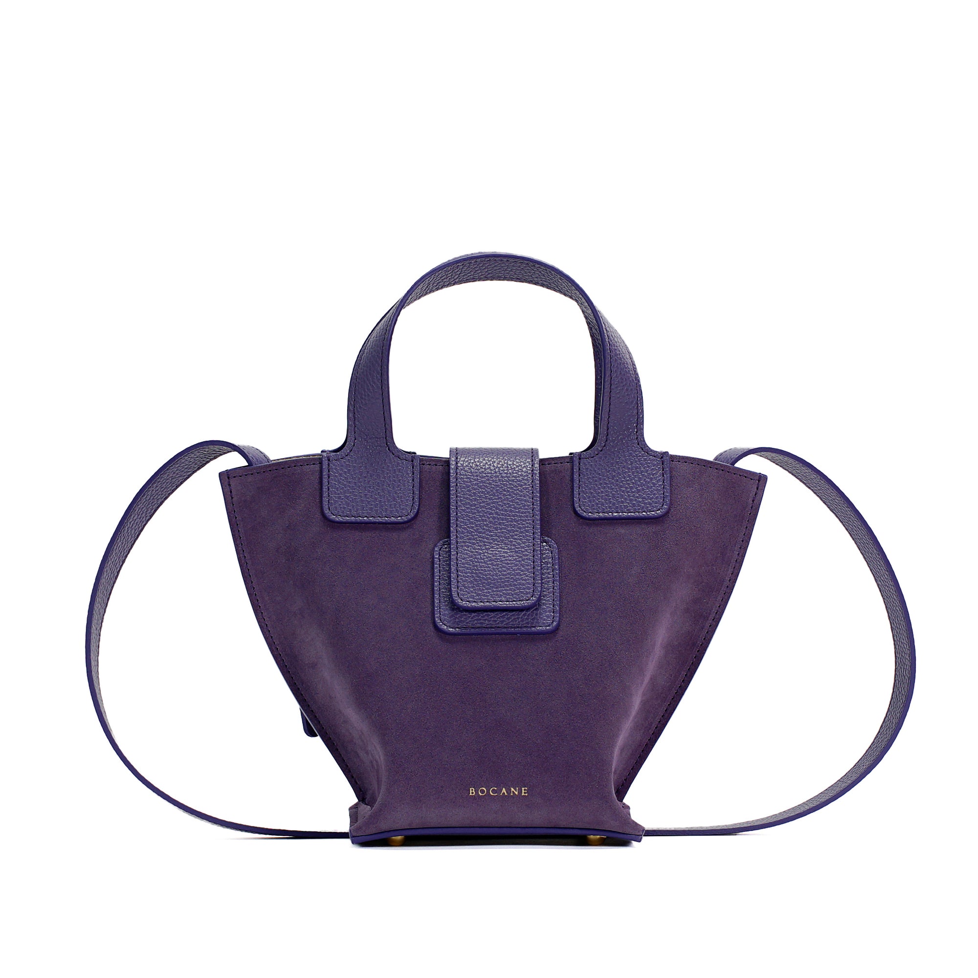 Geanta Caprice, Piele Intoarsa, Culoare Violet Ametist
