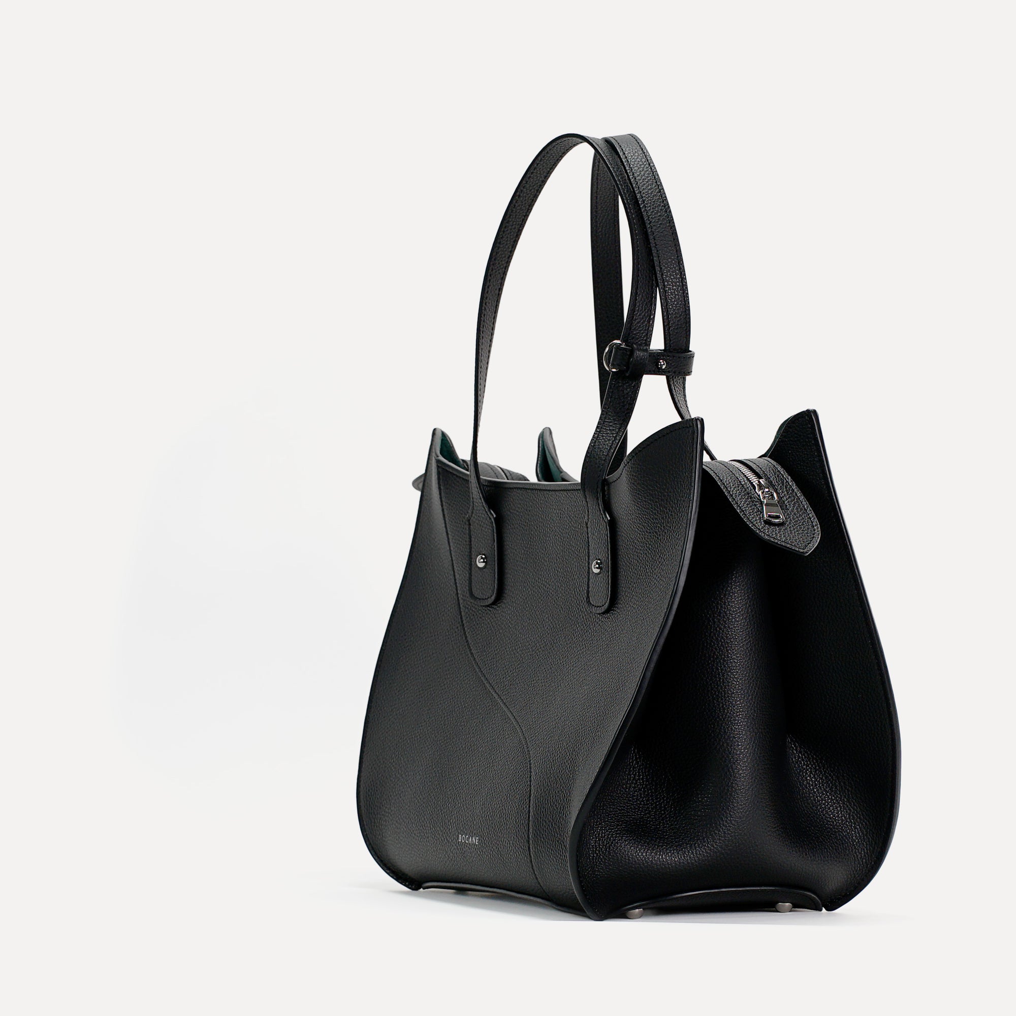 Ether Bag, Textured Leather, Black
