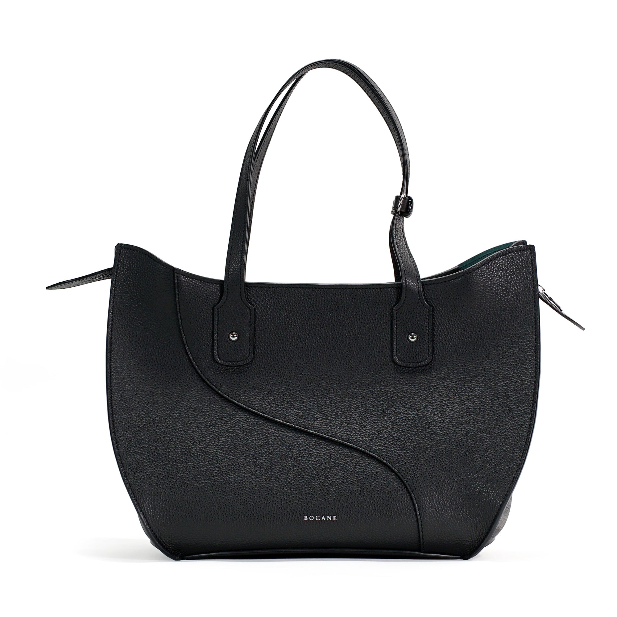 Ether Bag, Textured Leather, Black