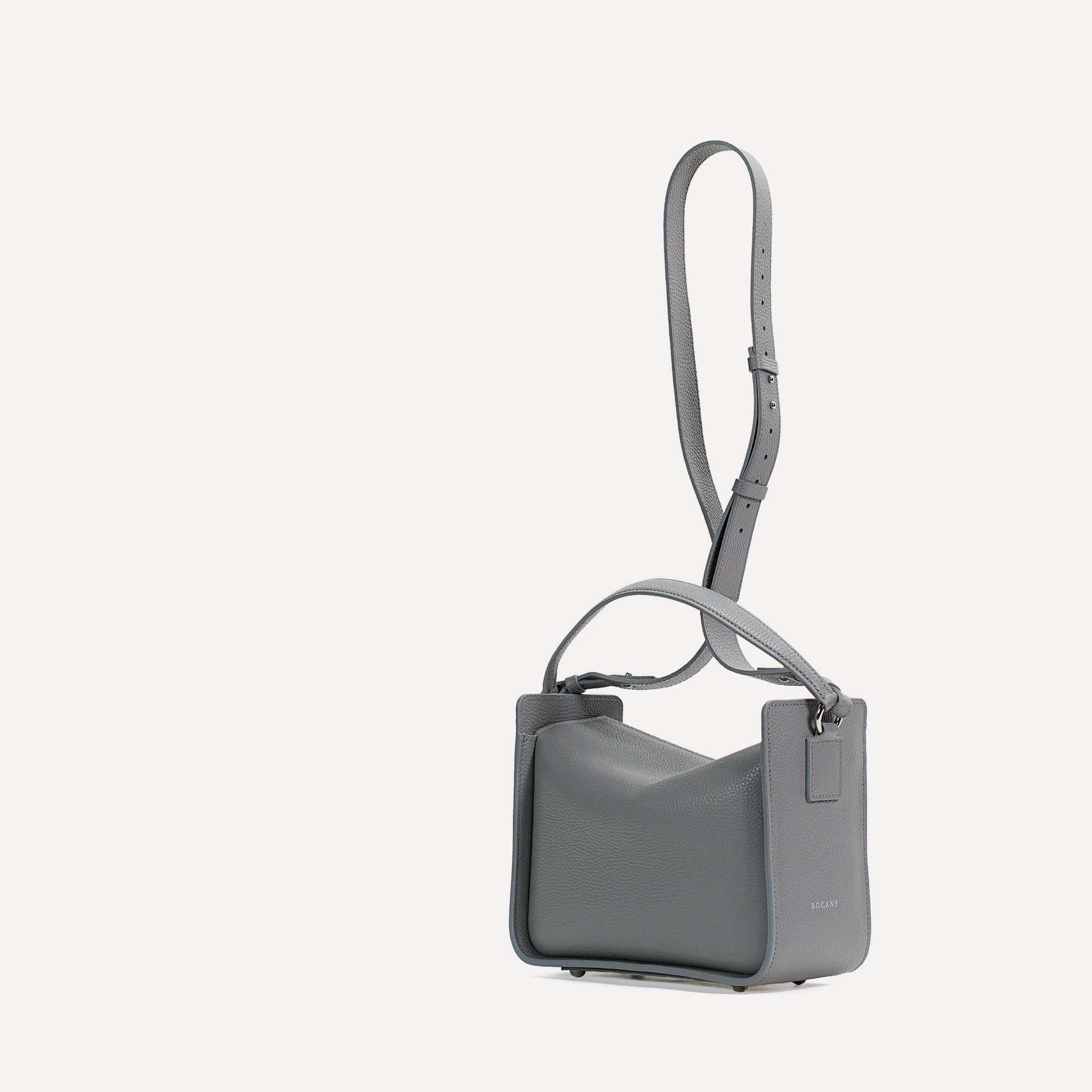 Toujours Bag, Textured Leather, Turbulence Grey
