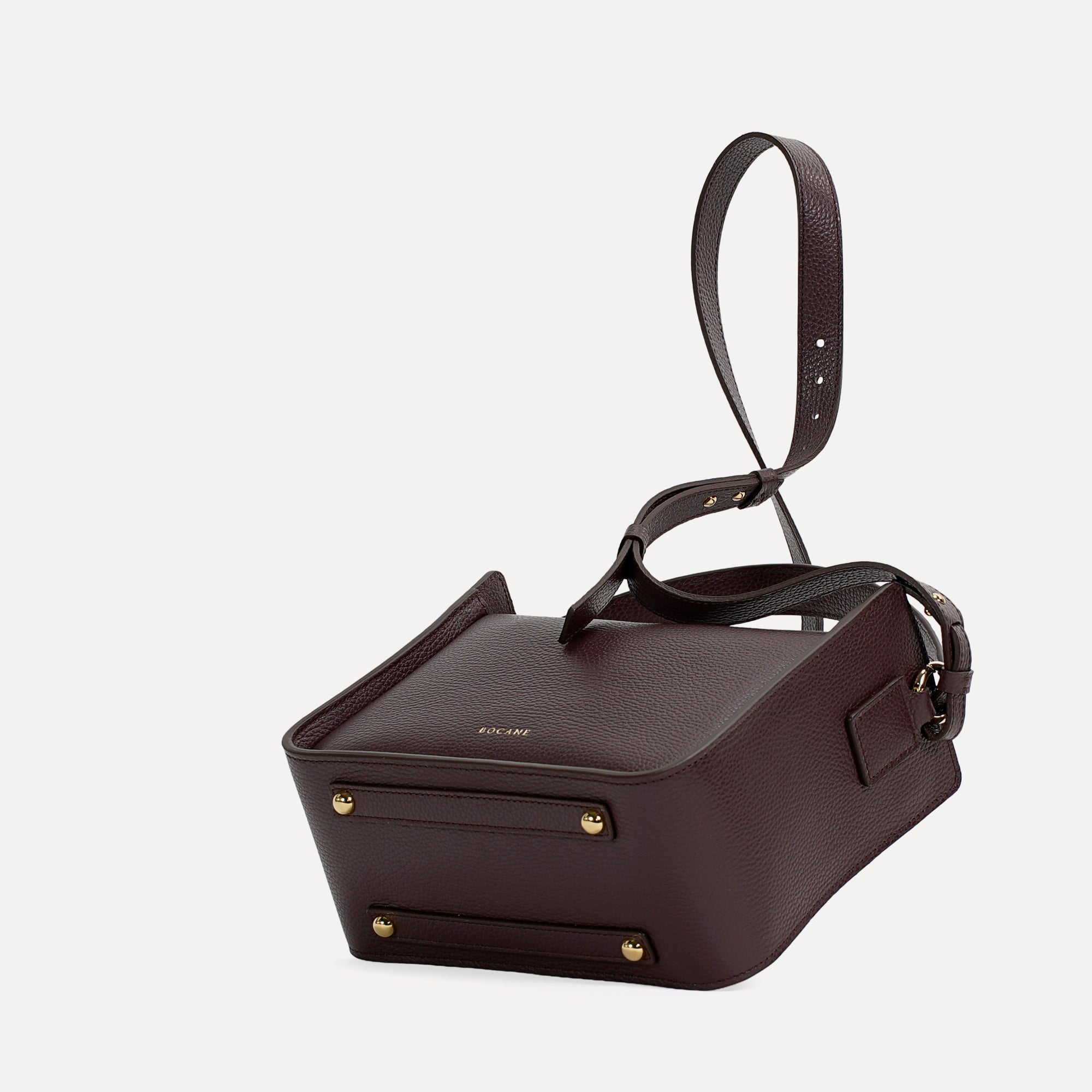 Toujours Bag, Textured Leather, Burgundy