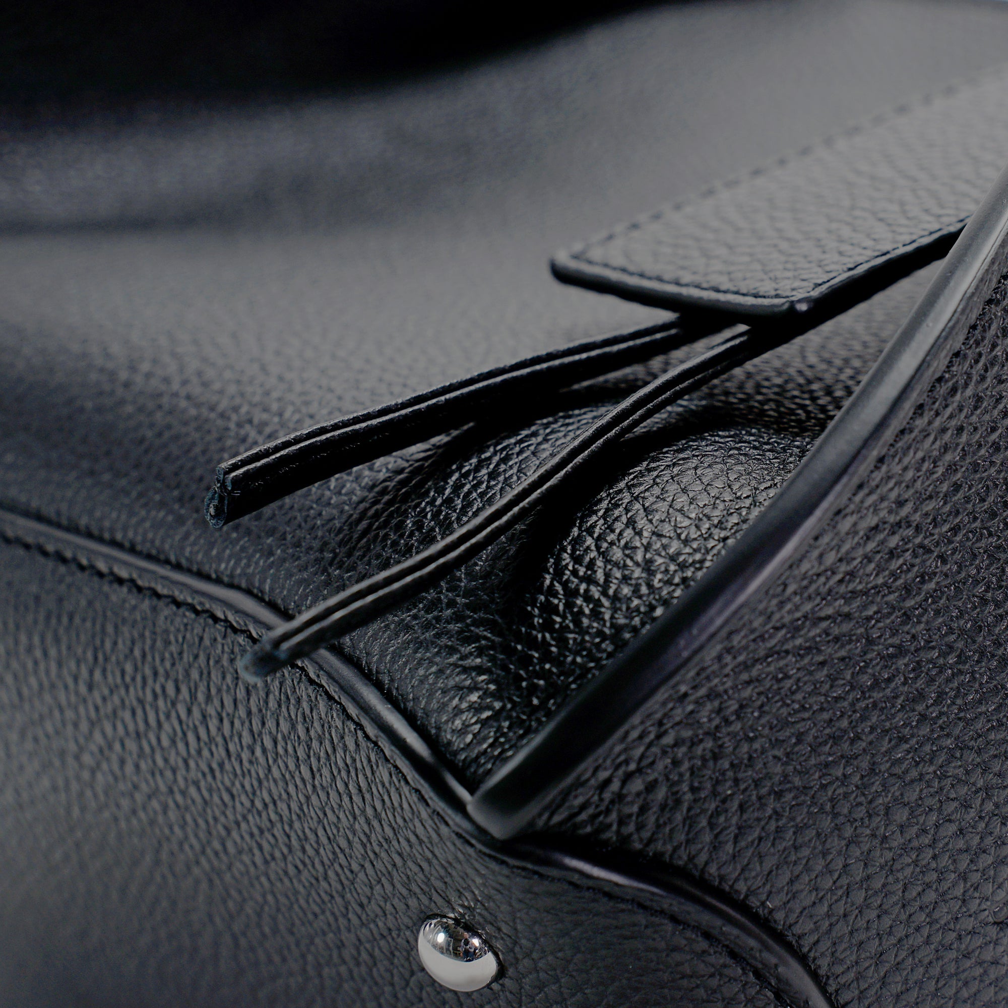 Geanta Amarante Mini, Piele Texturata, Neagra