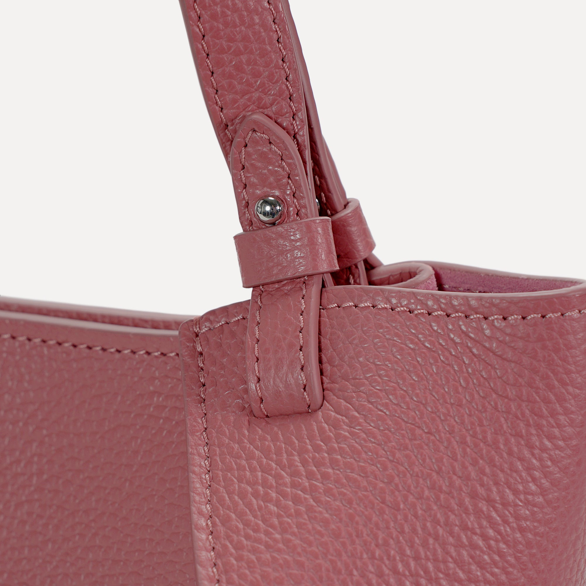 Geanta Amarante Mini, Piele Texturata, Roz Shamal