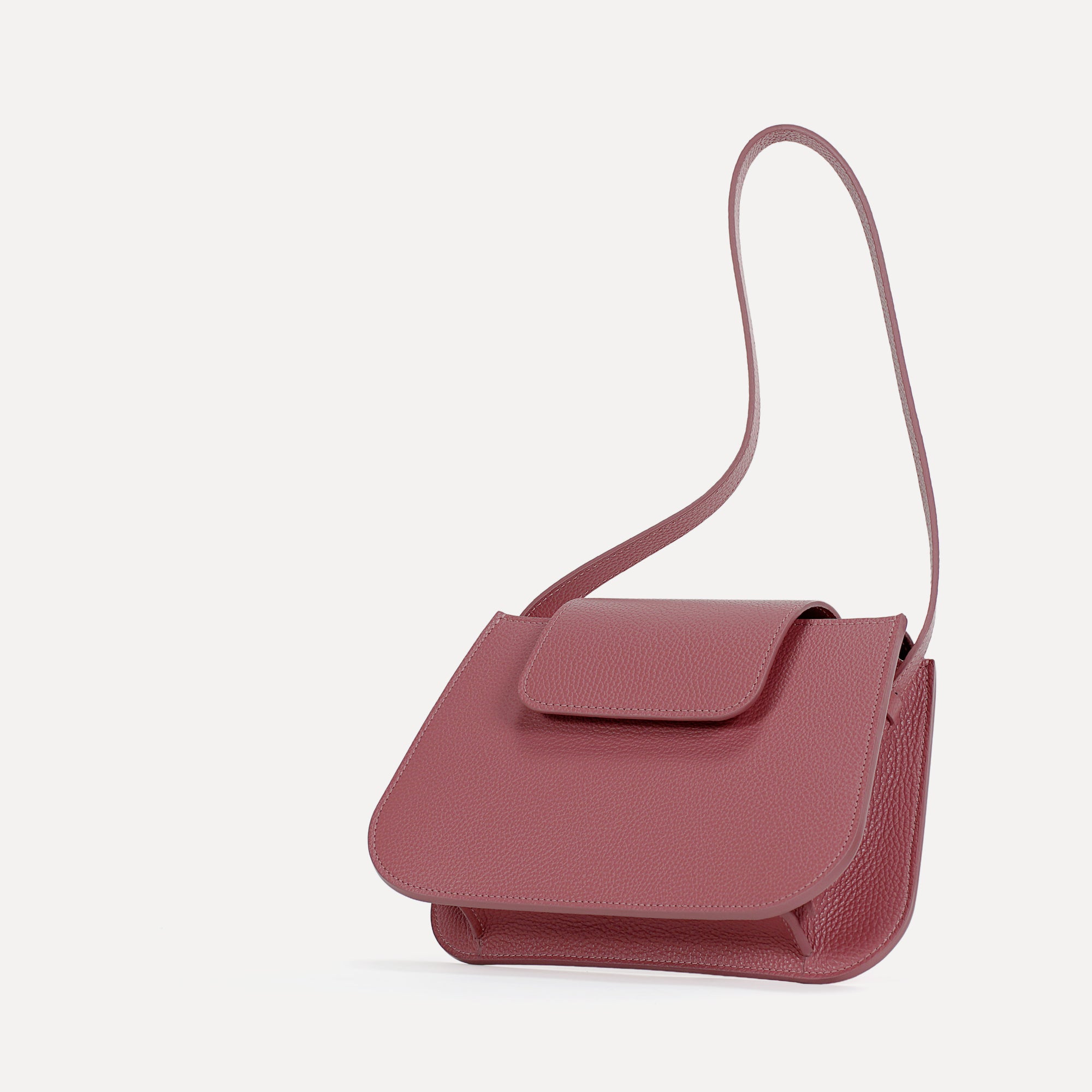 Geanta Cachette, Piele Texturata, Roz Shamal