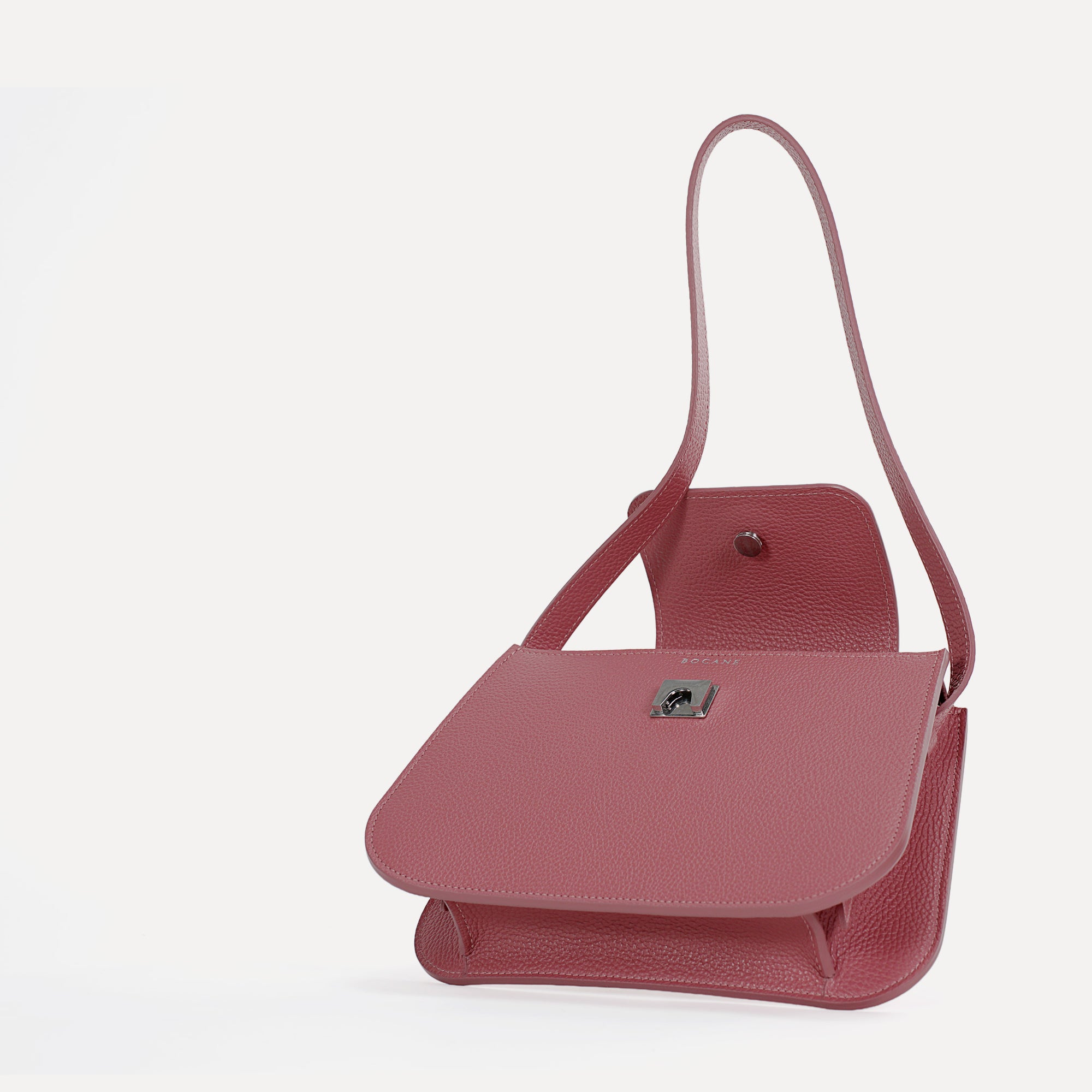 Geanta Cachette, Piele Texturata, Roz Shamal