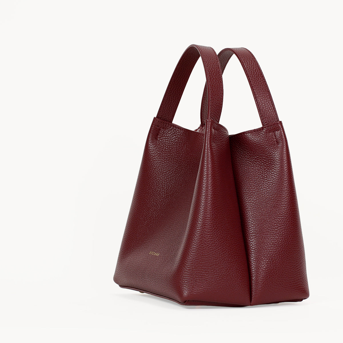 Rêve Bag, Textured Leather, Burgundy
