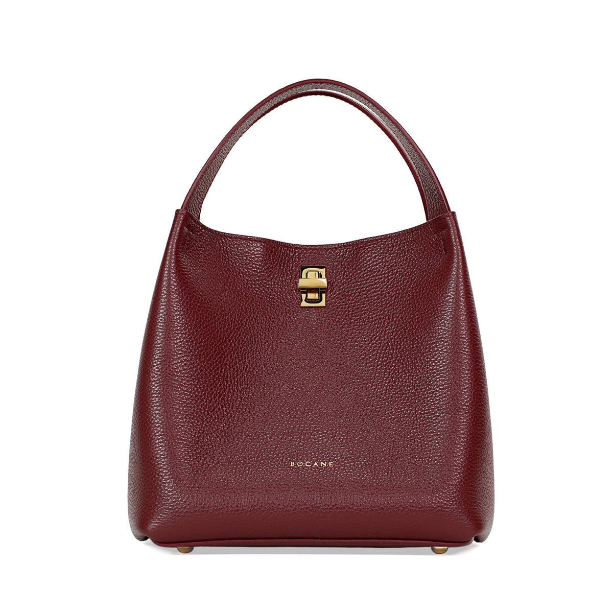 Rêve Bag, Textured Leather, Burgundy