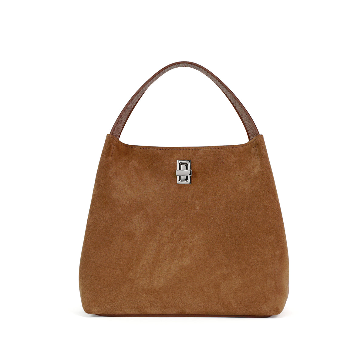 Rêve Bag, Suede and Textured Leather, Caramel